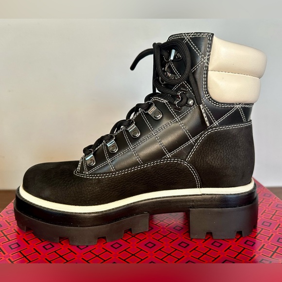 New Tory Burch Miller Lug Sole Boots Bloomingdale’s 150th Anniversary Exclusive - Picture 7 of 12